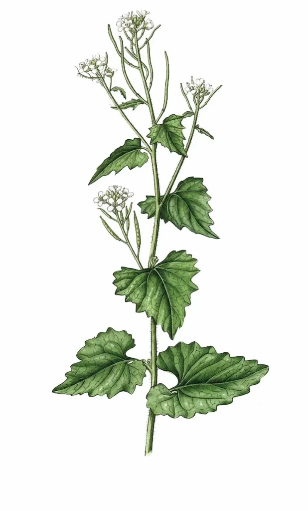 Alliaire_dessin botanique